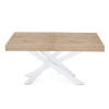 Table Extensible Avia avec Pied de Table Orion 140x90x79 cm