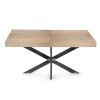 Extendable Table with Spider Table Leg Avia 140x90x79 cm