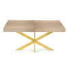 Extendable Table with Spider Table Leg Avia 140x90x79 cm