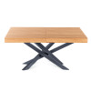 Table Extensible Avia avec Pied de Table Orion 140x90x79 cm