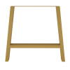 Pied en métal Trapèze A 60/80x72 cm