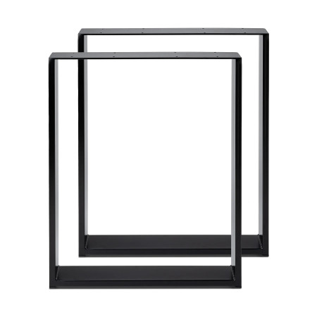 2 x Metal Table Legs Profile: 8x2 cm