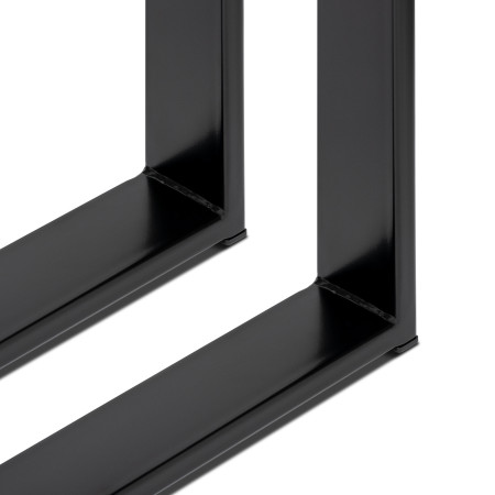 2 Metal Table Legs shape - X Profile: 6x2 cm
