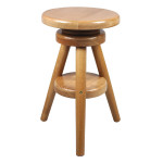 Adjustable wooden Stool