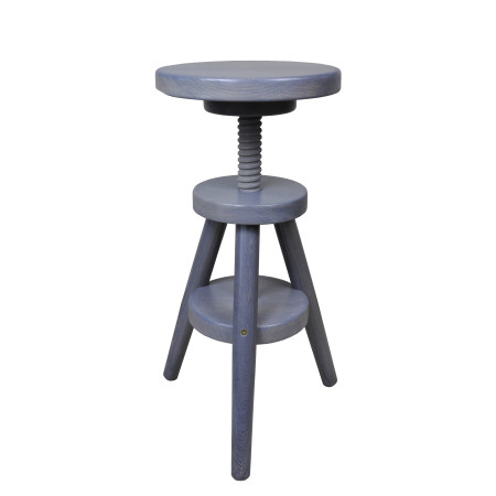 Adjustable wooden Stool