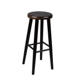 Tabouret en Bois Solide Petit déjeuner pub Bar Cuisine Nouveau hêtre H: 60 cm