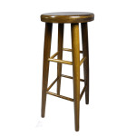 Wooden Stool Bar Stool H: 80 cm