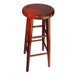 Wooden Stool Bar Stool H: 80 cm