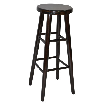 Wooden Stool Bar Stool H: 80 cm