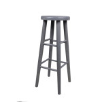 Tabouret en Bois Solide Petit déjeuner pub Bar Cuisine Nouveau hêtre H: 80 cm