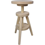 Adjustable wooden Stool