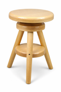 Holz-Barhocker höhenverstellbar aus Buchenholz