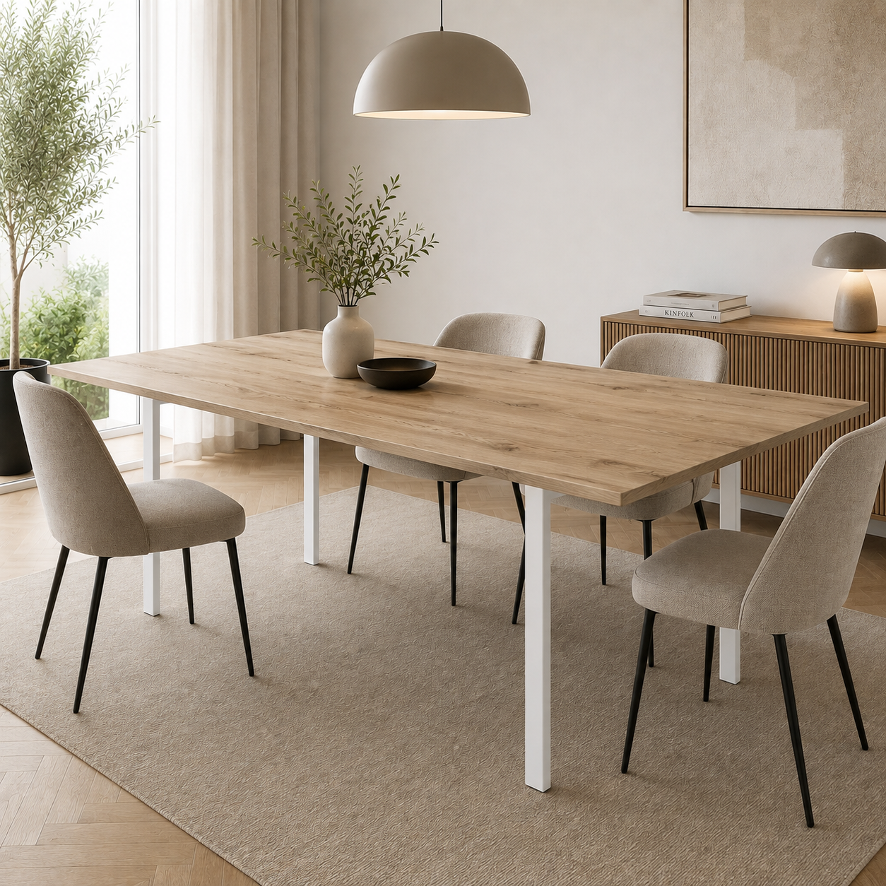 Tischgestell Orion | Profil 80x40 mm