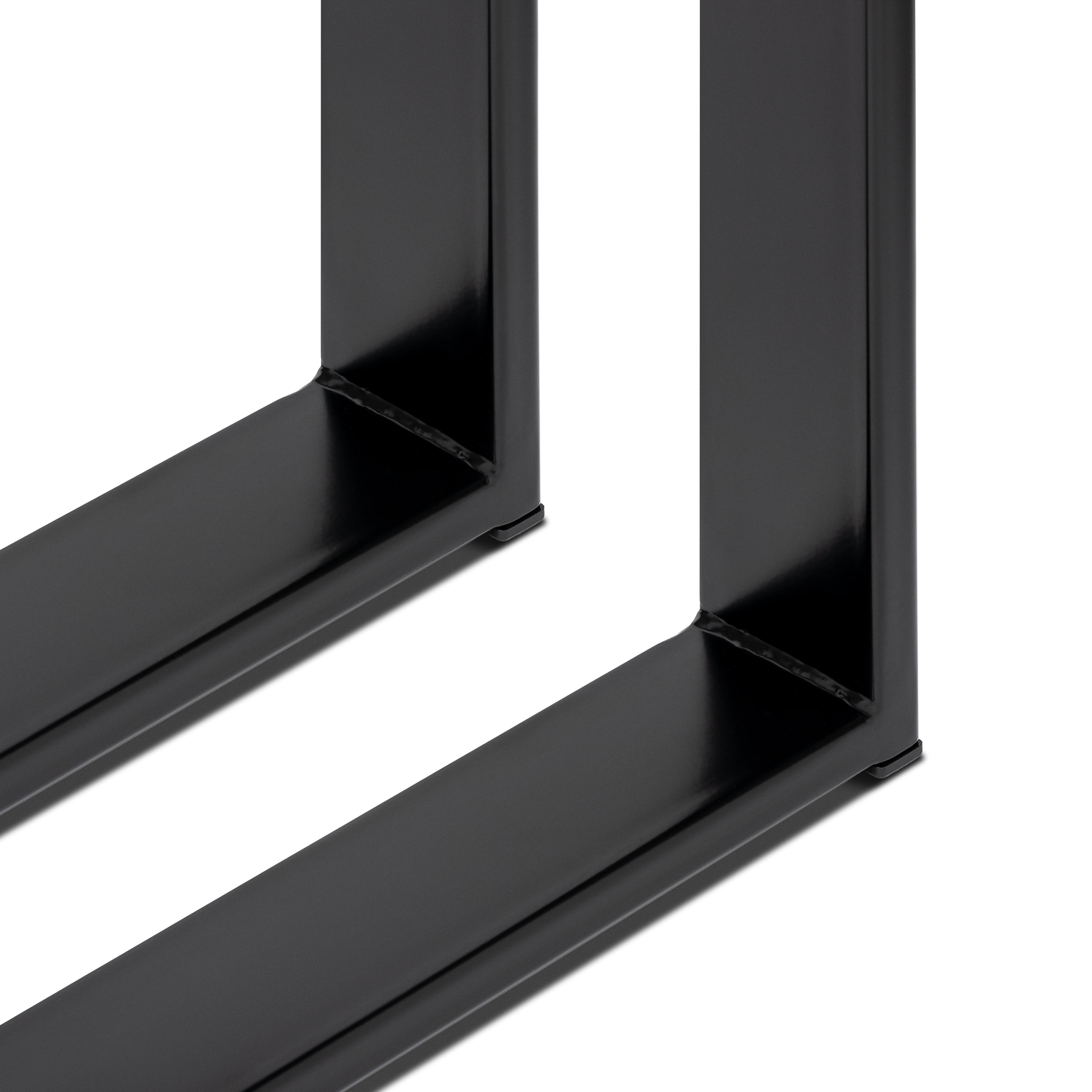 Nogi metalowe do stołu | Profil 80x20 mm