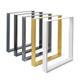 Nogi metalowe do stołu | Profil 80x20 mm