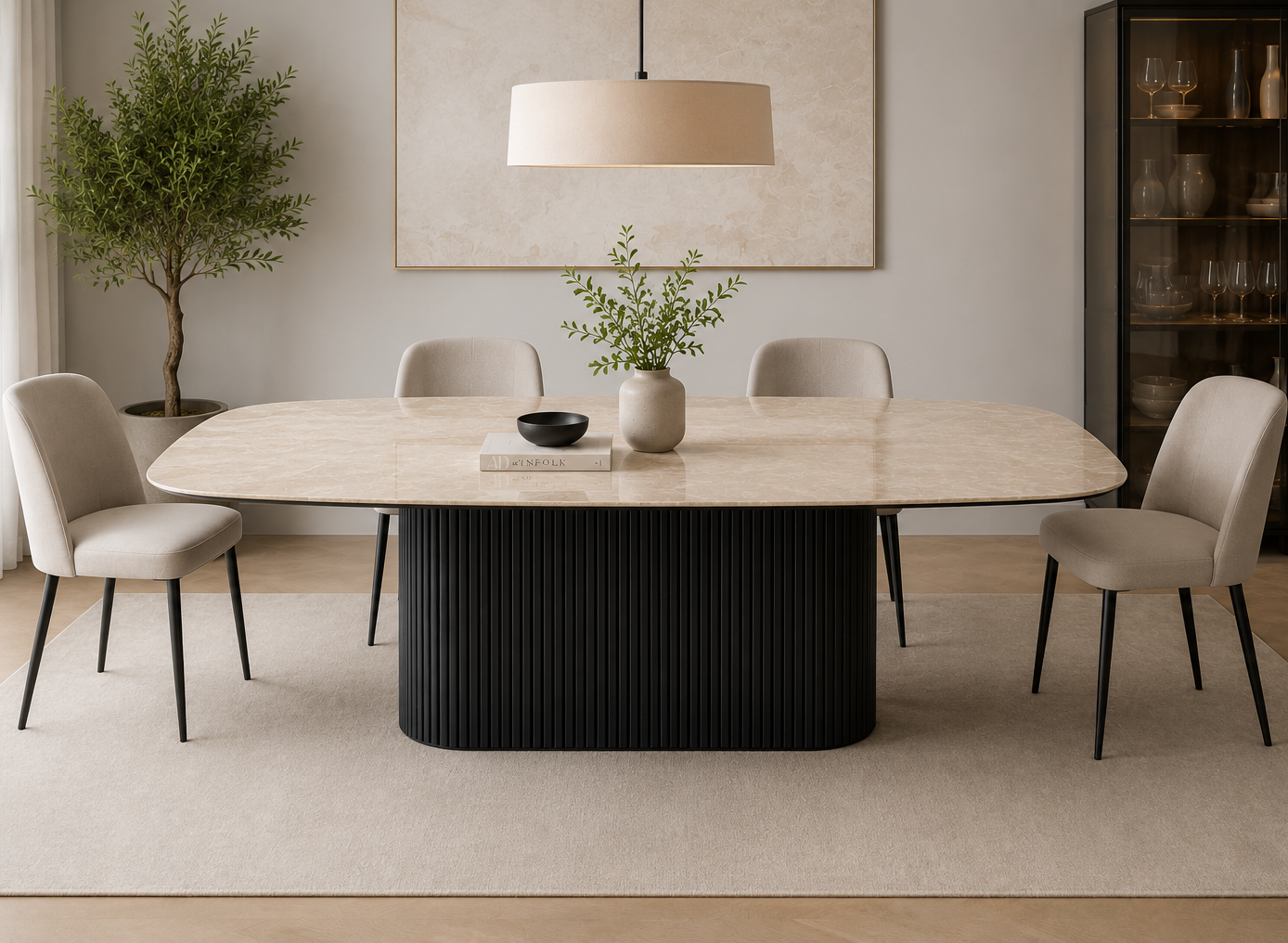 Orion Table Base | 80x40 mm Profile