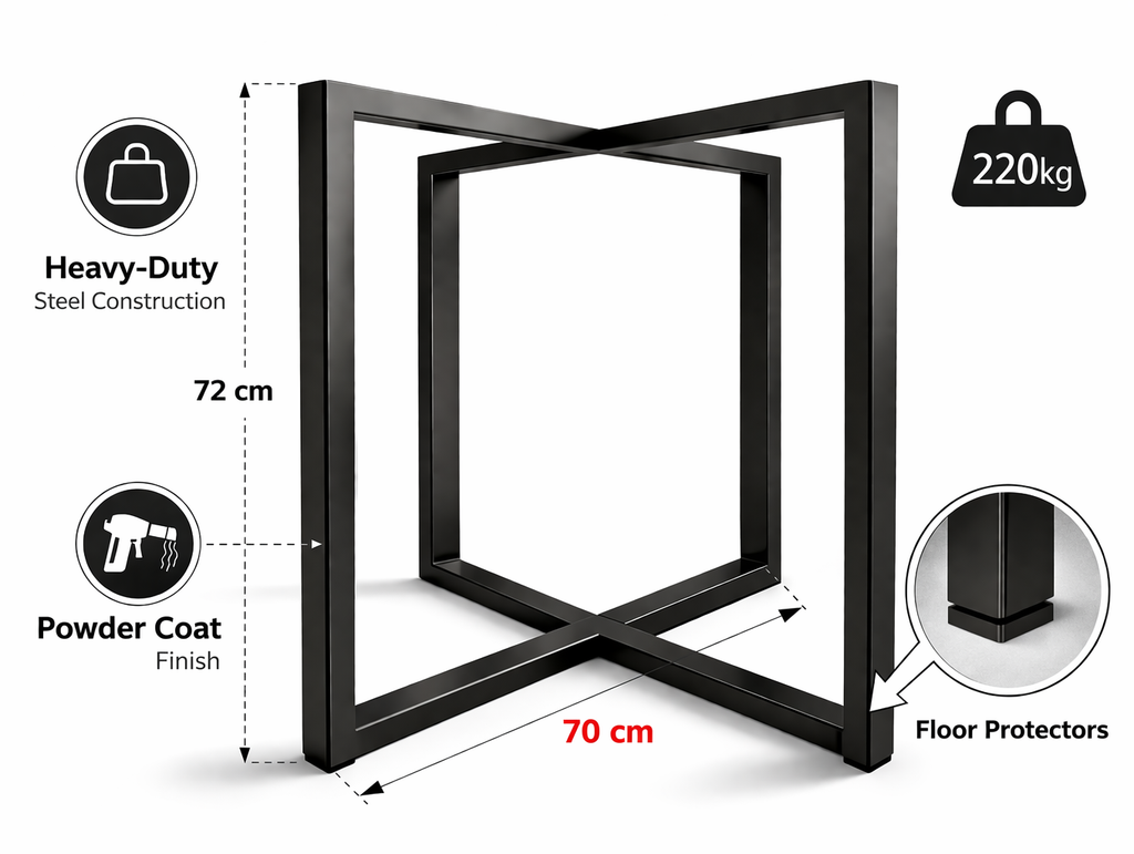 Orion Table Base | 80x40 mm Profile