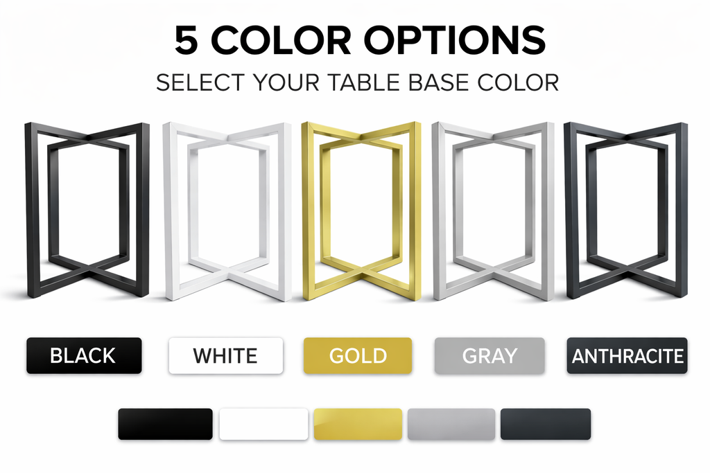 Orion Table Base | 80x40 mm Profile
