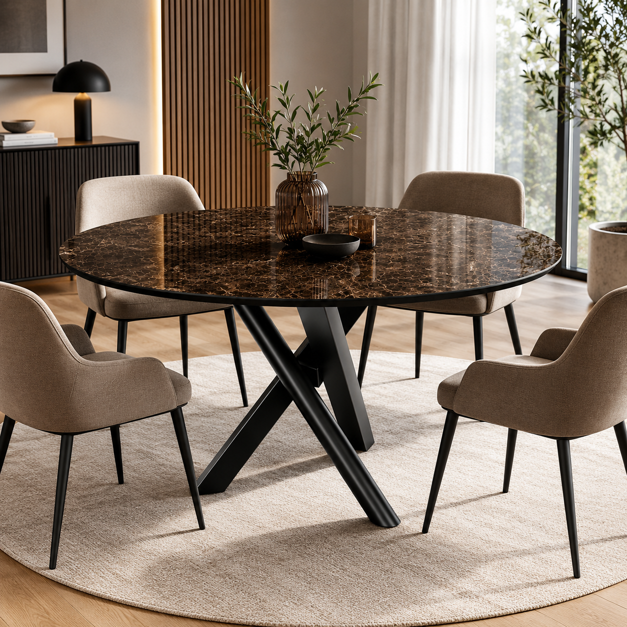 Orion Table Base | 80x40 mm Profile