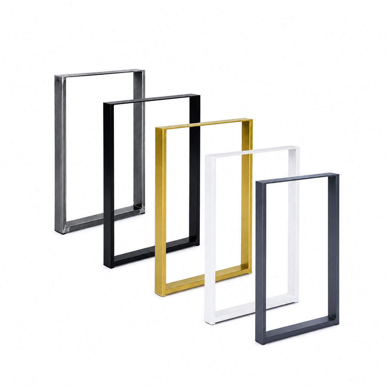 Nogi metalowe do stołu | Profil 60x20 mm