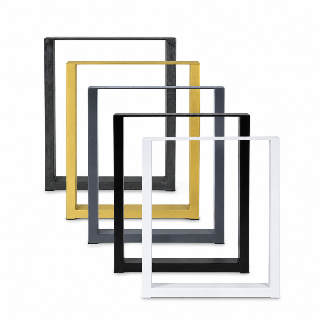 Nogi metalowe do stołu | Profil 80x40 mm