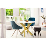 Kovová podnož pod stůl Orion 77x77 cm | Profil: 8x6 cm