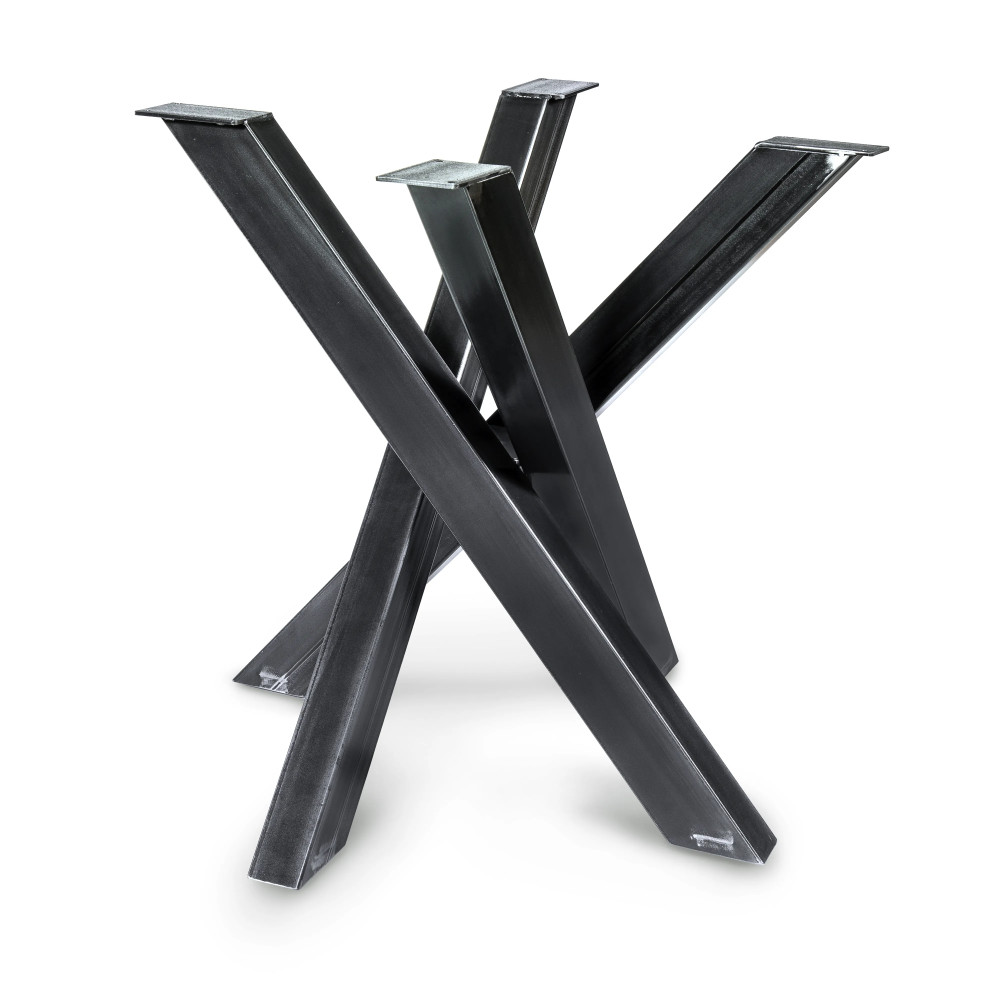 Kovová podnož pod stůl Orion 77x77 cm | Profil: 8x6 cm