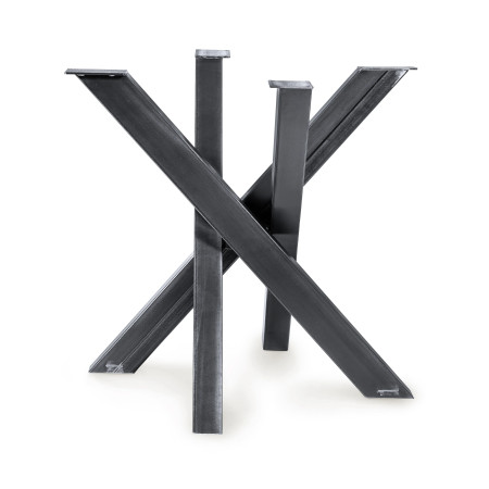 Kovová podnož pod stůl Orion 77x77 cm | Profil: 8x6 cm