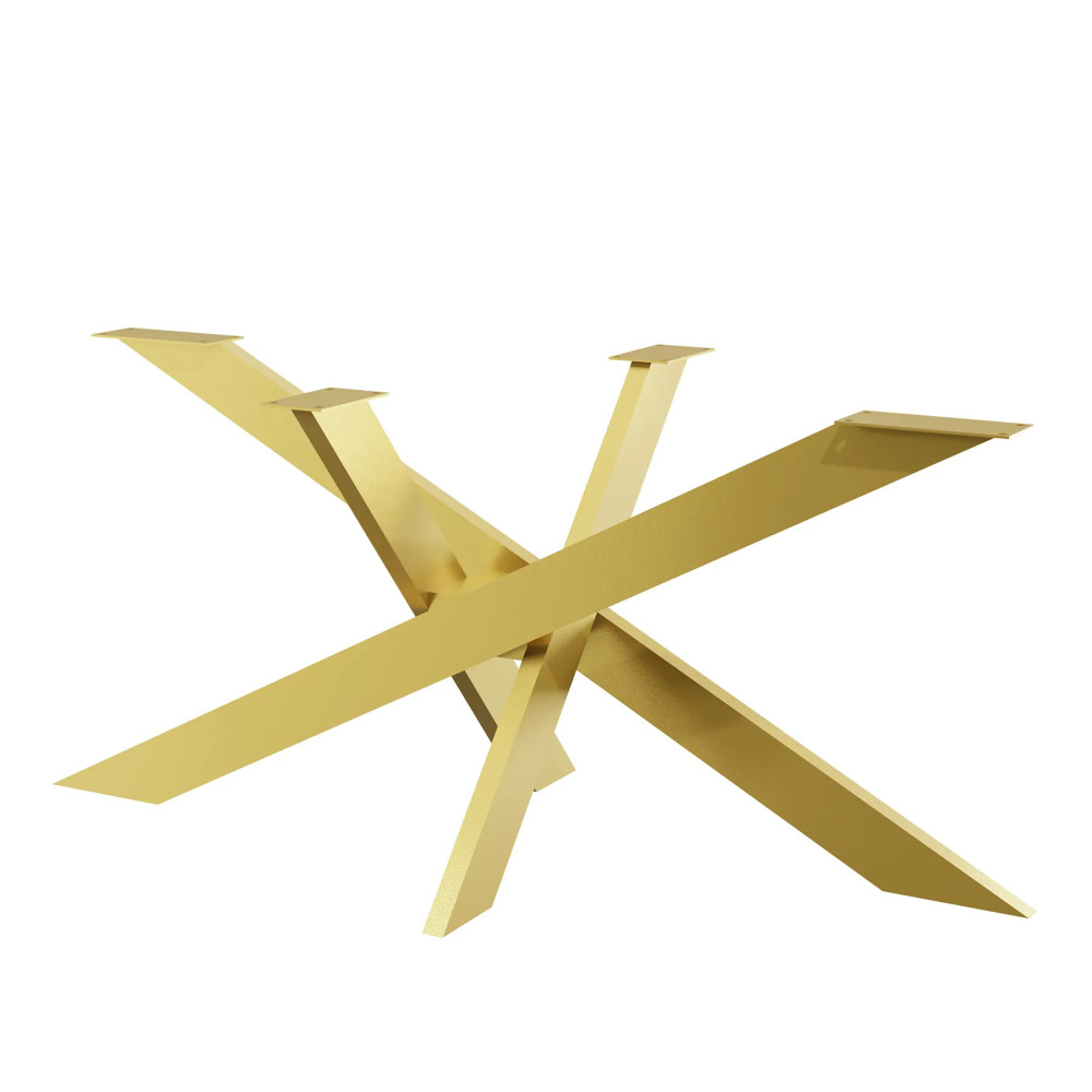 Metalowa podstawa do stołu Lotus Profil: 8x2 cm