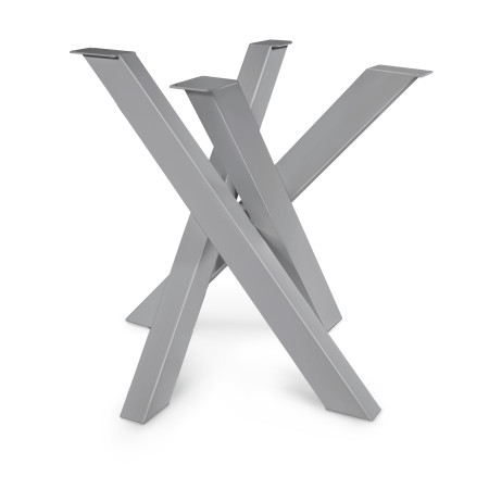 Kovová podnož pod stůl Orion 77x77 cm | Profil: 8x6 cm