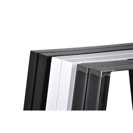2 x Noga metalowa do stołu Trapez | Profil 8x4 cm